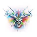 The devil's box tattoo design idea