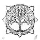 Tree of Life tattoo design idea