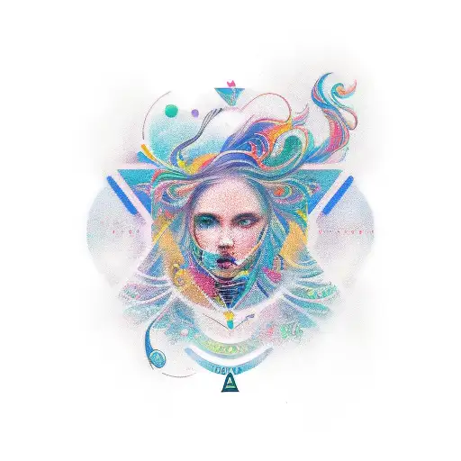 virgo tattoo design idea