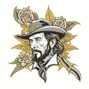 waylon jennings tattoo design idea