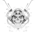 electricity tattoo tattoo design idea