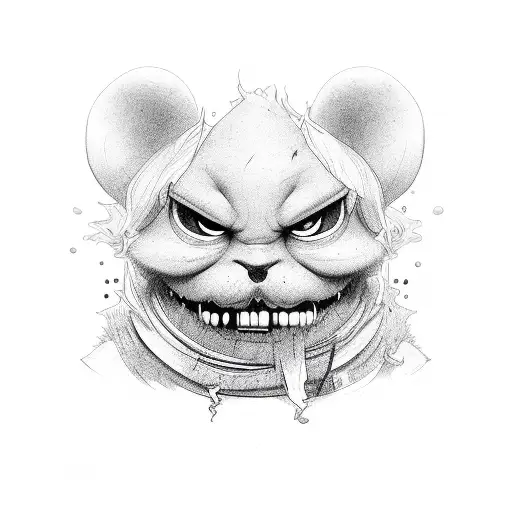 boo tattoo design idea
