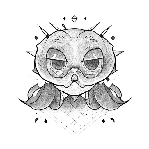 boo tattoo design idea
