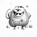 boo monster inc tattoo design idea