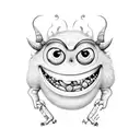 boo monster inc tattoo design idea