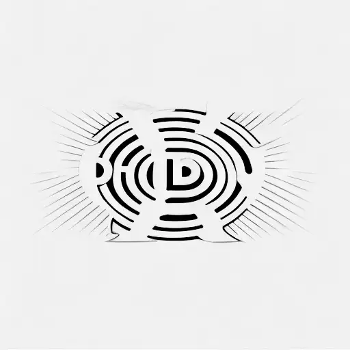 two p letters tattoo design idea