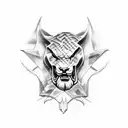 pantera tattoo design idea