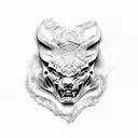 pantera tattoo design idea