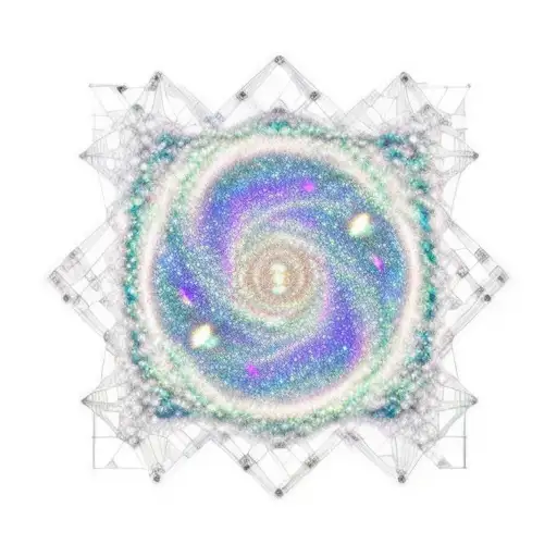  electronic circuit, a DNA structure, and a galaxy, all enclosed within a diamo tattoo design idea