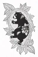 mowgli baloo tattoo design idea
