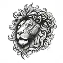 Dutch lion tattoo design idea