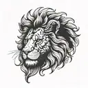 Dutch lion tattoo design idea