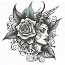 letting go of the past tattoo design idea