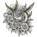 letting go of the past tattoo design idea