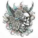 letting go of the past tattoo design idea