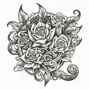 letting go of the past tattoo design idea