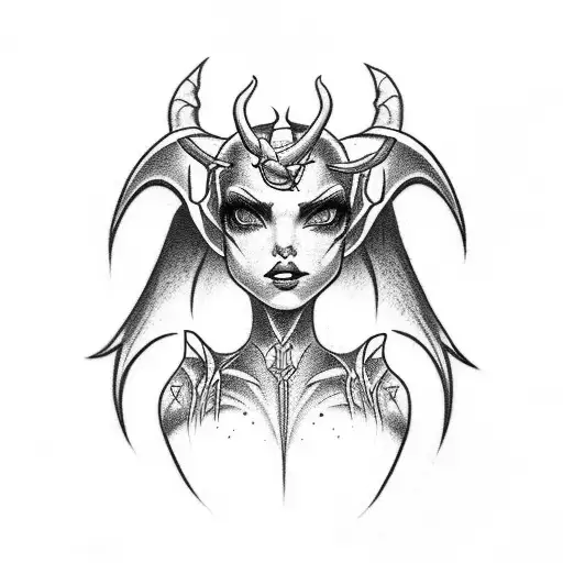 succubus womb tattoo  tattoo design idea