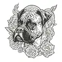Boxer tattoo design idea