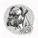 Boxer tattoo design idea