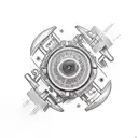 bomb tattoo design idea