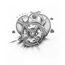 bomb tattoo design idea