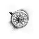 bomb tattoo design idea