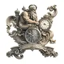 kronos zeus poseidon god clock open book high resolution 8k tattoo design idea