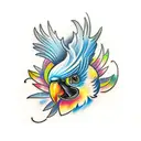 black cockatoo  tattoo design idea