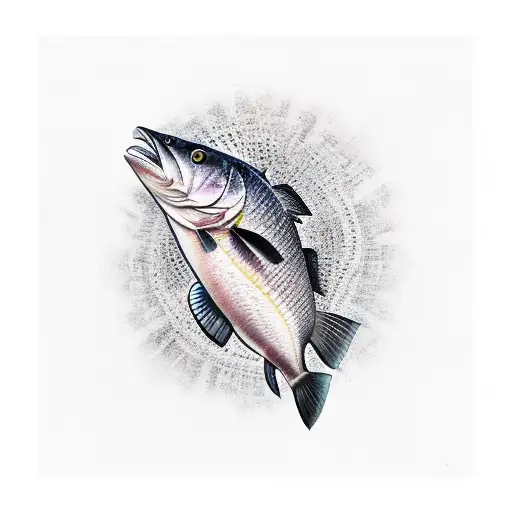barramundi tattoo design idea