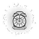 alarm clock last call tattoo design idea