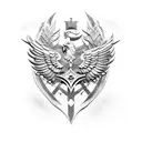 Roman Imperial Eagle tattoo design idea