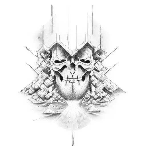 Deus, Jesus e Espírito Santo tattoo design idea