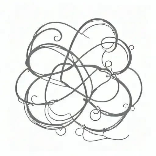 Infinity Symbol with names tattoo design idea