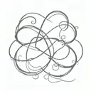 Infinity Symbol with names tattoo design idea