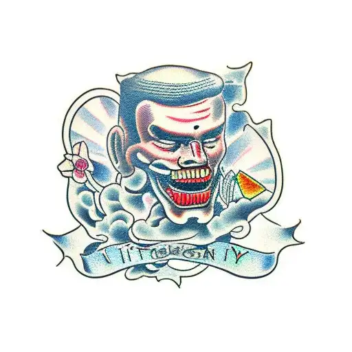 I'm only human tattoo design idea