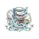 I'm only human tattoo design idea