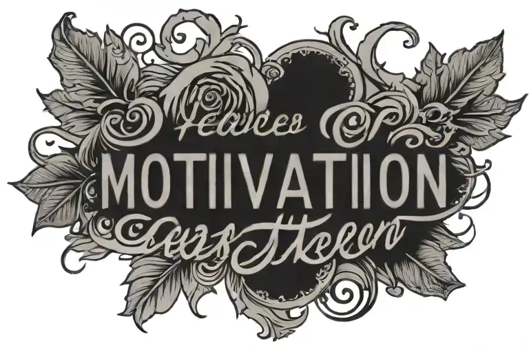 motivation text tattoo design tattoo design idea