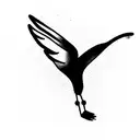 gull tattoo design idea