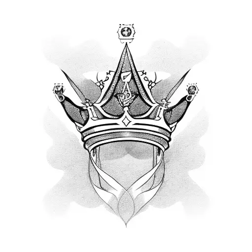 Queen's Crown tattoo design idea