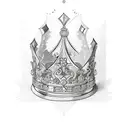 Queen's Crown tattoo design idea