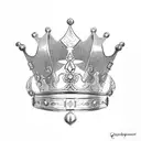 Queen's Crown tattoo design idea