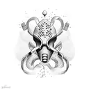 diving  tattoo design idea