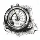 speedometer tattoo design idea