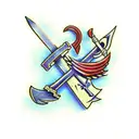 axe kratos tattoo design idea