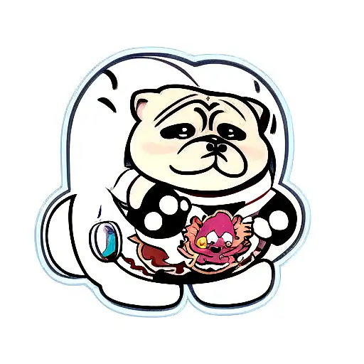 bulldog french tattoo design idea