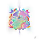 dahli patterns surreal tattoo design idea