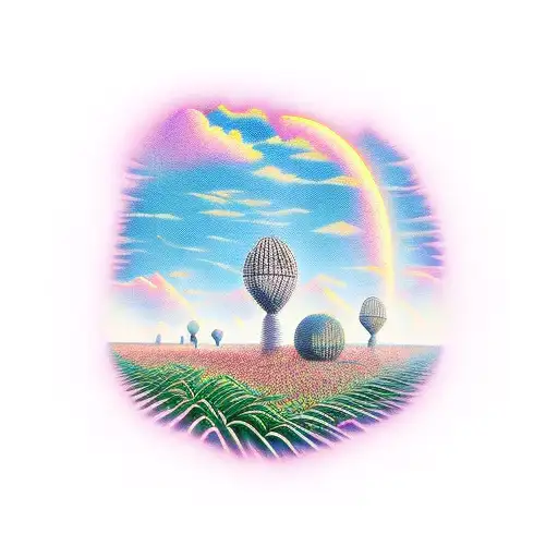 cornfields tattoo design idea