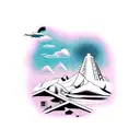 cornfields tattoo design idea