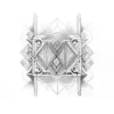 accordion tattoo design idea