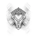 accordion tattoo design idea